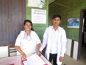 Tahoy Nurses in Clinic Laos